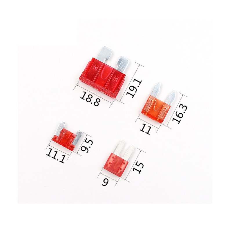 M/S/Mini ATM-i automaatse kaitsme adapteri kraan kaheahelalise adapteri hoidik auto veokile koos Blade automaatkaitsega