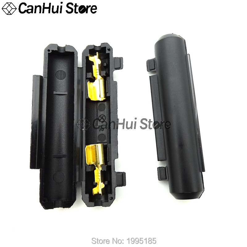 5 vnt 6 * 30 mm stiklo saugiklių laikiklis 6x30 mm saugiklių lizdas atverčiamas korpusas juodas/baltas atverčiamas saugiklių lizdas žemės riešutų korpusas su 20 AWG laidu