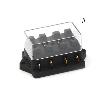 Autós jármű áramköri autóipari penge autós biztosítéktartozék 4/6/8 utas autós áramköri biztosítékdoboz Változatos síklemezes biztosítékdoboz