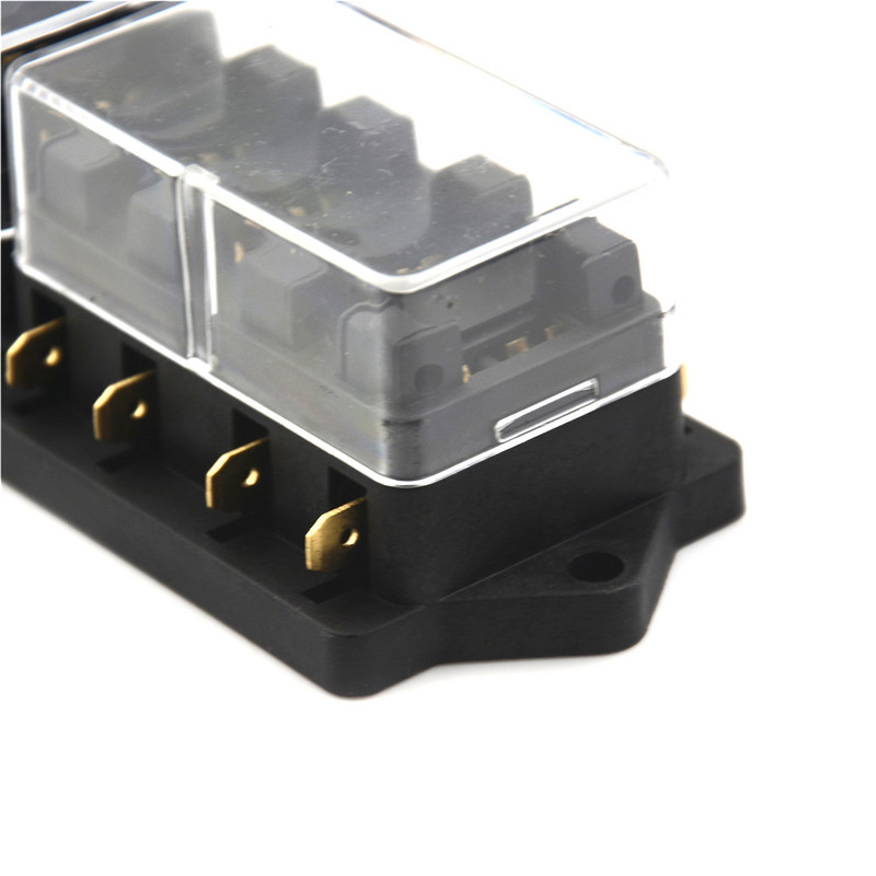 Autós jármű áramköri autóipari penge autós biztosítéktartozék 4/6/8 utas autós áramköri biztosítékdoboz Változatos síklemezes biztosítékdoboz