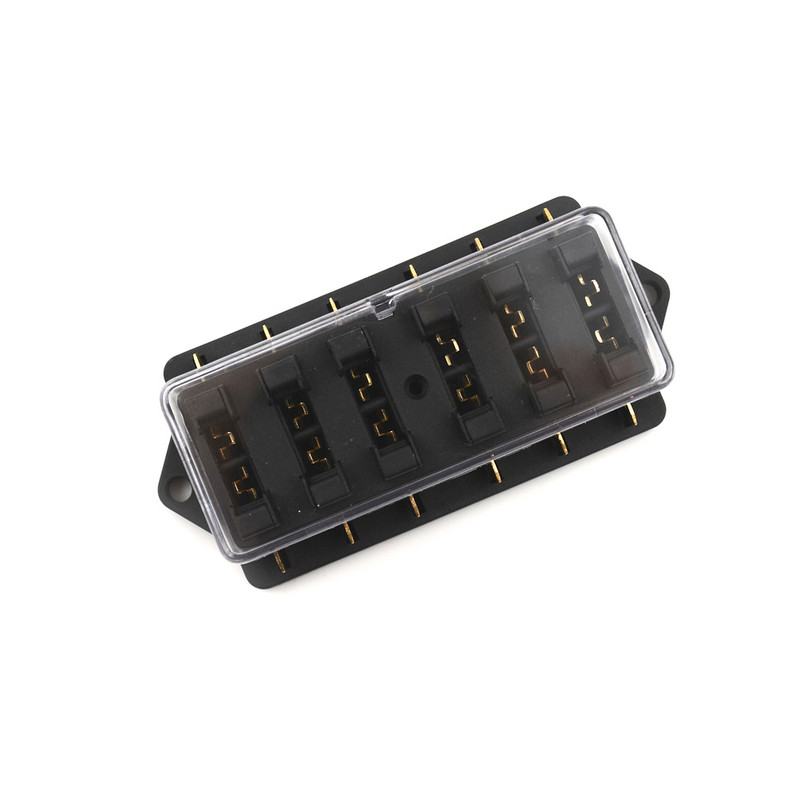 Autós jármű áramköri autóipari penge autós biztosítéktartozék 4/6/8 utas autós áramköri biztosítékdoboz Változatos síklemezes biztosítékdoboz