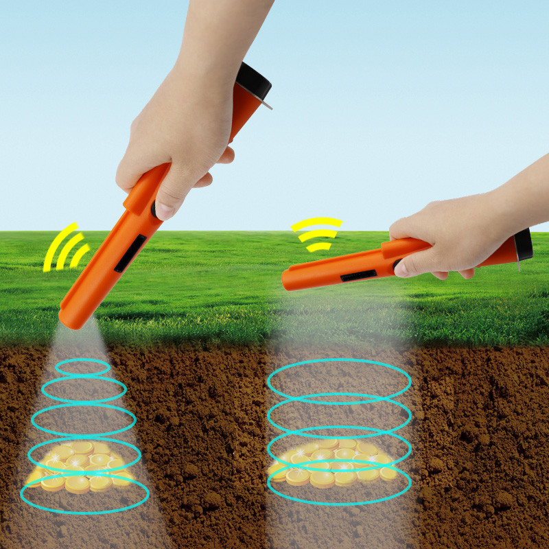 Naujas rankinis metalo detektoriaus padėties nustatymo strypų detektorius