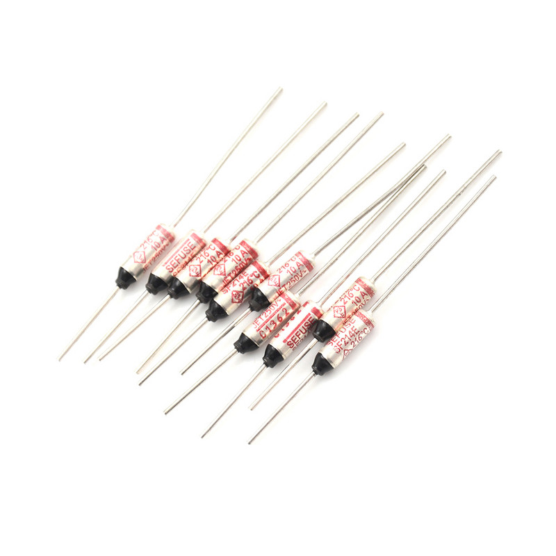 5/10 vnt. SF214E SEFUSE šiluminio saugiklio atjungimai 216 C 216 laipsnis 10A 250 V Celsijaus grandinės atjungimas terminis saugiklis.