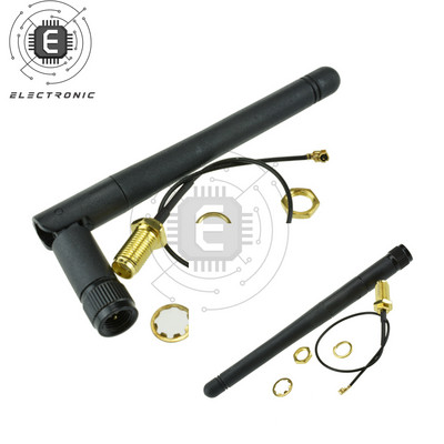2,4G juhtmevaba antennipulga võimendus NRF24L01 PA CC2500 mooduli 20 cm IPX-adapteri kaabel Arduino jaoks