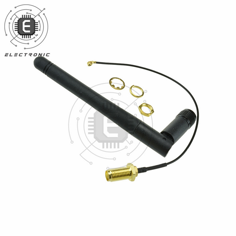 2.4G bezdrôtová anténa so ziskom pre modul NRF24L01 PA CC2500, 20cm adaptérový kábel IPX pre Arduino