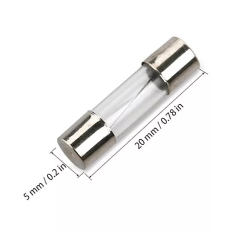 10 ks 5x20mm 6x30mm sklenená trubičková poistka 0,2A 0,5A 1A 2A 3A 4A 5A 6A 7A 8A 10A 12A 15A 20A sklenená poistka, rýchla