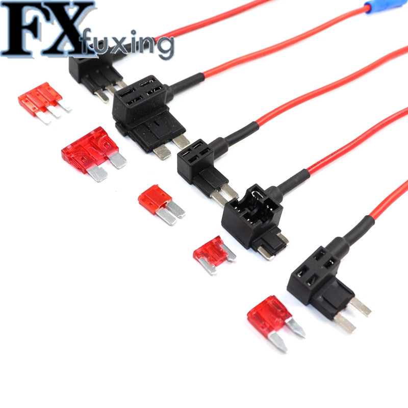 2Komplekt 12V MINI VÄIKE KESKMISE M2 suurusega autokaitsmehoidik Lisa vooluahela kraaniadapter 5A 10A 15A 20A 25A Micro Mini ATM terakaitsega