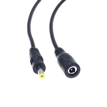 10 бр./лот DC 4.0*1.7 mm щепсел захранващ кабел за LED/мониторинг 3A 12V единичен женски/мъжки 4.0 mm x 1.7 mm адаптер захранващ кабел 30 cm