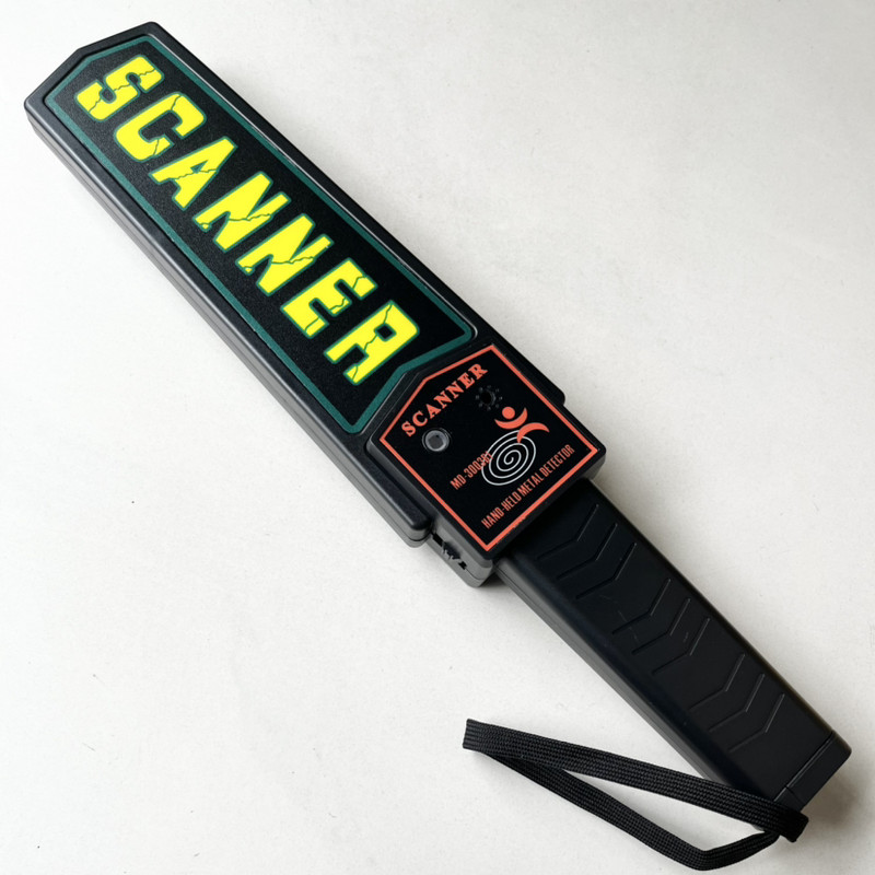 Metalo detektorius, nešiojamasis rankinis saugos skaitytuvas, elektroninis matavimo kūno paieškos įrankis
