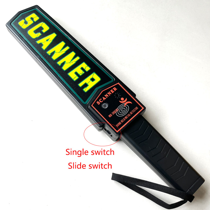 Metalo detektorius, nešiojamasis rankinis saugos skaitytuvas, elektroninis matavimo kūno paieškos įrankis