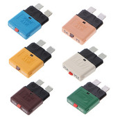 5-30A прекъсвач Ножов предпазител 28V Възстановяем ръчно нулиране Адаптер за предпазител за автомобил, камион, лодка, морски автомобил, вложете протектор