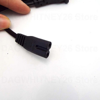 130W 0.6A 2-Pong Pin AC US удължителен кабел Захранващ кабел Конзола Конектор за кабел Проводник За аудио настолен лаптоп U26