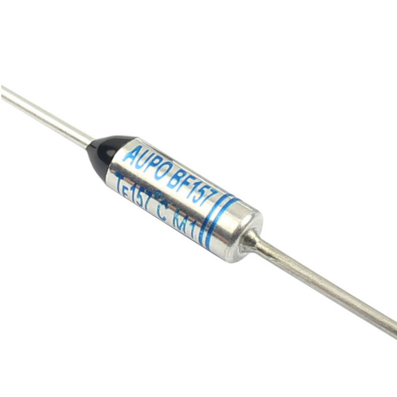 10vnt terminis saugiklis BF157 BF157X 10A 16A 250V BF 157C 157 Celsijaus laipsnio ribinis TF granulių TCO ašinio švino temperatūros jungtys AUPO