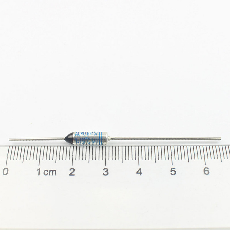 10vnt terminis saugiklis BF157 BF157X 10A 16A 250V BF 157C 157 Celsijaus laipsnio ribinis TF granulių TCO ašinio švino temperatūros jungtys AUPO