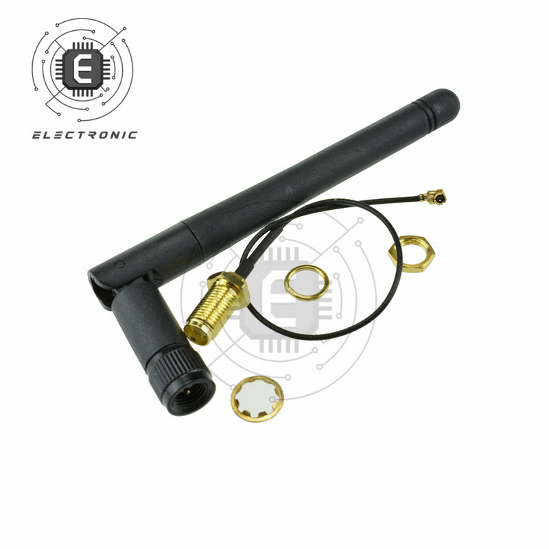 11CM 2,4 GHz WiFi 2,4G anténa (samec) + 20cm IPX samec kábel s pigtailom, sada pigtail antén pre bezdrôtový router