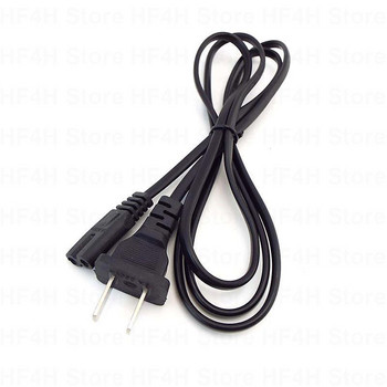 130W 0.6A 2-Pong Pin AC US захранващ удължител Кабел Захранващ кабел Конзола Конектор за кабел Проводник За аудио настолен лаптоп