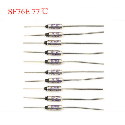 10 gab./partija NEC 250V 10A SF119E/SF129E/SF139E/SF188E termiskais drošinātājs Termiskie atslēgumi 121/133/142/192/240 ℃ grādu temperatūras drošinātājs