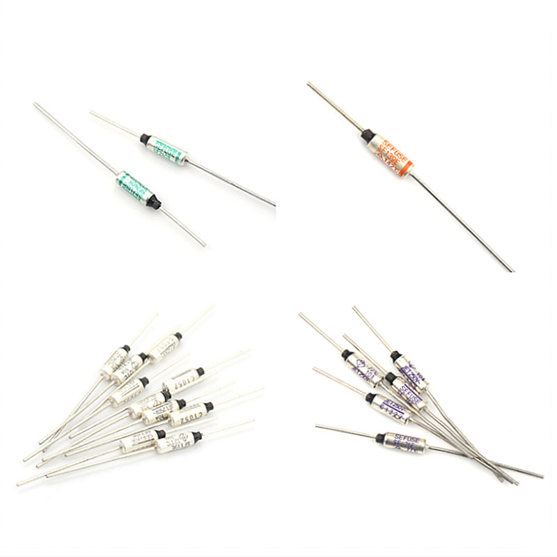 10 gab./partija NEC 250V 10A SF119E/SF129E/SF139E/SF188E termiskais drošinātājs Termiskie atslēgumi 121/133/142/192/240 ℃ grādu temperatūras drošinātājs