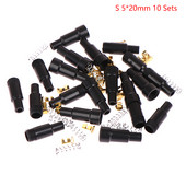 10 komplekti 5 * 20 MM 6 * 30 mm klaastoru kaitsmehoidiku kruvi tüüp Quick Blow plastikust kest, emane, vedru, pressimisklemmi ohutus