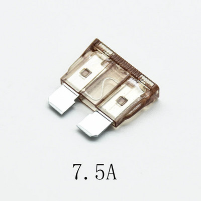 20gab Asmeņu drošinātājs Cinka sakausējums un plastmasas materiāls 5A 7.5A 10A 15A 20A 25 30A AMP komplekts auto kravas automašīnai 19*19mm mini drošības drošinātājs