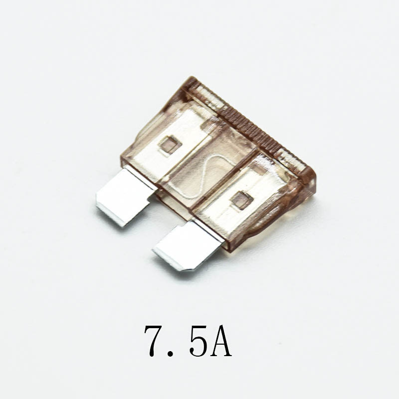 20gab Asmeņu drošinātājs Cinka sakausējums un plastmasas materiāls 5A 7.5A 10A 15A 20A 25 30A AMP komplekts auto kravas automašīnai 19*19mm mini drošības drošinātājs