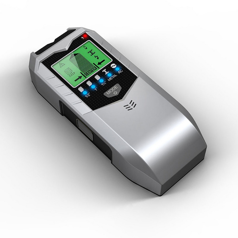 Naujas elektroninis detektorius, sieninis smeigtukų ieškiklis, jutiklis, sienos skeneris, krašto centras, aptikti sienos viduje esančius medžio siją / metalą / kintamos srovės laidus