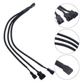 4-pinový predlžovací kábel pre základnú dosku, kancelársky 1 až 3-cestný rozbočovač, konektor s obalom, CPU PWM ventilátor, praktické príslušenstvo