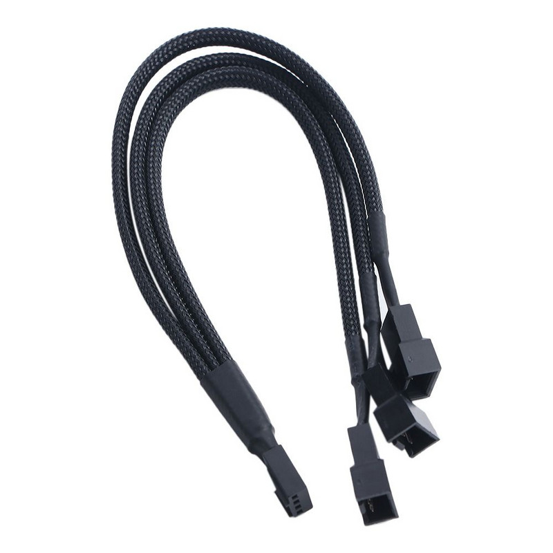 4-pinový predlžovací kábel pre základnú dosku, kancelársky 1 až 3-cestný rozbočovač, konektor s obalom, CPU PWM ventilátor, praktické príslušenstvo