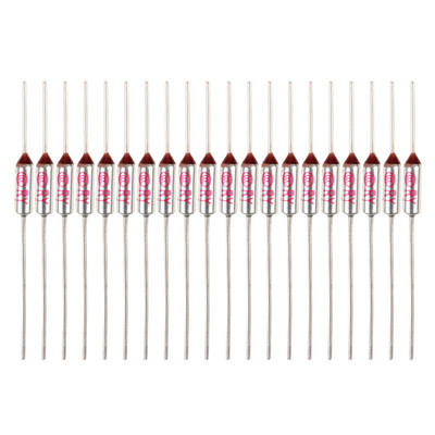 20 ks/sada 184-240 stupňov Celzia RY184 TF 184 stupňov Celzia 10A 250 V Tepelná poistka