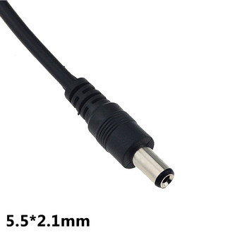 1PCS USB към DC 5V барел захранващ кабел 5.5*2.1mm 5.5x2.1mm щепсел DC захранващ адаптер Кабел захранващ кабел 3.5*1.3mm 3.5x1.3mm 1M