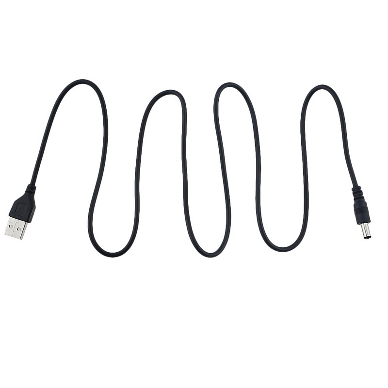 1 ks napájací kábel USB na DC 5V s valcovým konektorom 5,5*2,1 mm 5,5x2,1 mm, napájací adaptér DC, napájací kábel 3,5*1,3 mm 3,5x1,3 mm 1 m