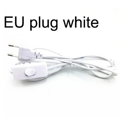 110V 220V 303 Online Switch US EU predlžovací kábel Napájací kábel pre stolné LED pásy 1,8 m biely čierny