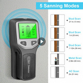 Digitális fémdetektor többfunkciós falszkenner AC fa fali csapkereső Rézérzékelő falszkennerek professzionális műszer