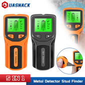 5 az 1-ben fémdetektor csapkereső érzékelő fali szkenner LCD digitális professzionális fa AC vezetékkereső kábel huzalozás érzékelő teszter