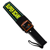 Ručný detektor kovov s vysokou citlivosťou, prenosný bezpečnostný skener s 9V batériou, elektronický merací nástroj na vyhľadávanie tela s kožou