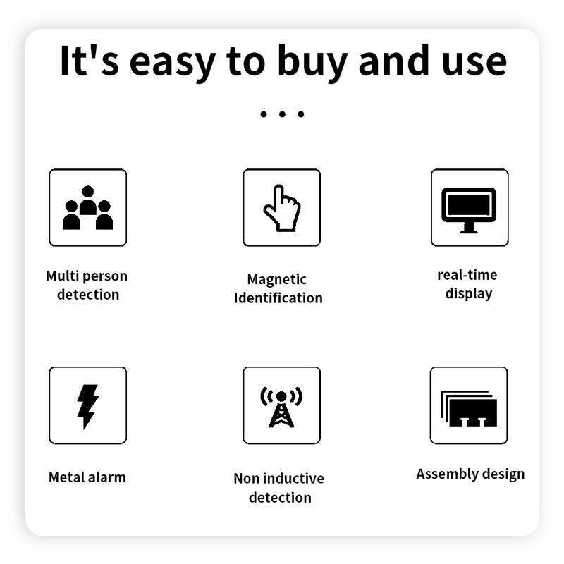 Ručný detektor kovov s vysokou citlivosťou, prenosný bezpečnostný skener s 9V batériou, elektronický merací nástroj na vyhľadávanie tela s kožou