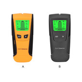 Fémdetektor Hordozható Professzionális LCD képernyő Akkumulátoros Hang emlékeztető Feszültség Fali szkenner Érzékelő Érzékelő