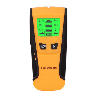 Fémdetektor Hordozható Professzionális LCD képernyő Akkumulátoros Hang emlékeztető Feszültség Fali szkenner Érzékelő Érzékelő