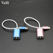 Prepojovací audio kábel USB C, adaptér typu C na dvojitý 3,5 mm stereo jack, rozbočovač pre slúchadlá, audio kábel pre Huawei a Xiaomi