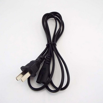 130W 0.6A 2-Pong Pin AC US захранващ удължителен кабел Захранващ кабел Конзолен кабел Конектор Жичен кабел За аудио настолен лаптоп R1
