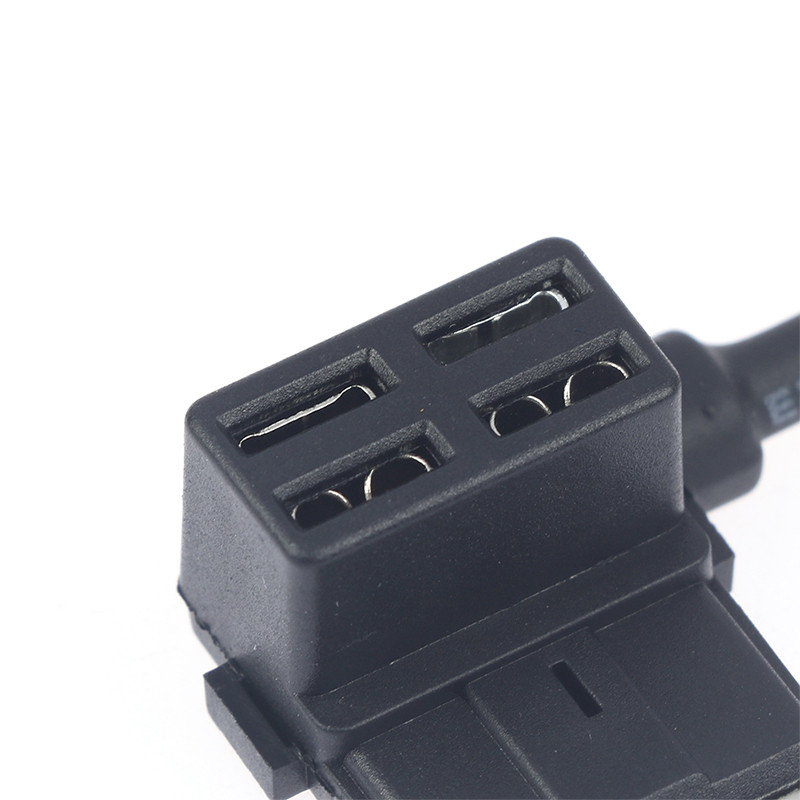 12 V saugiklio laikiklis Pridedamas grandinės TAP adapteris Micro Mini standartinis ATM APM geležtės automatinis saugiklis su 10 A geležtės automobilio saugikliu geltona linija