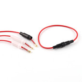 10 db otthoni védőbeépített üvegcsöves biztosítéktartó 5*20 /6*30mm 250V AC csavaros típusú gyorskioldó biztosítékok vezetékes kábellel