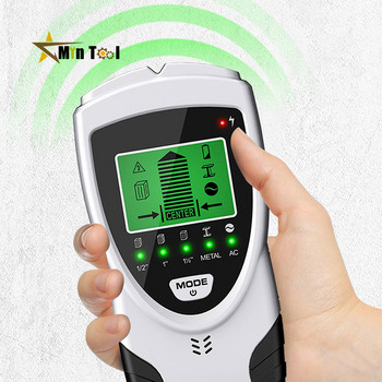 5 σε 1 Stud Finder Wall Scanner Ανιχνευτής μετάλλων Ανιχνεύει έξυπνα τη θέση ή το βάθος των μεταλλικών καρφιών και του καλωδίου AC στους τοίχους