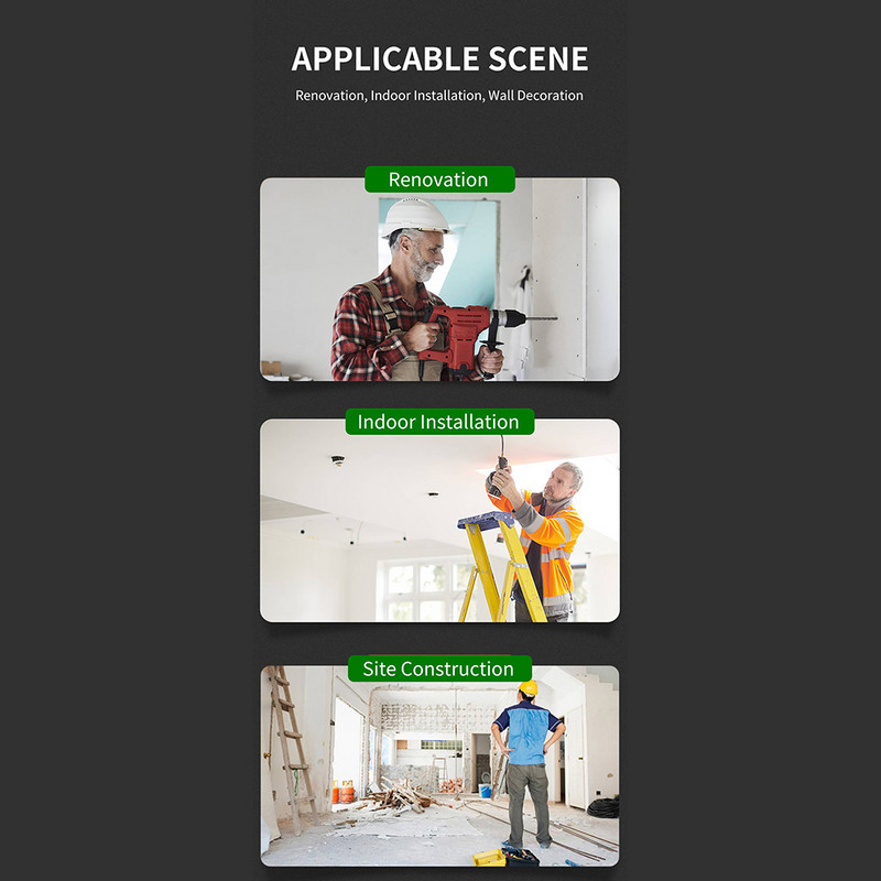 Detektor kovov SH301 s podsvietením, vyhľadávačom drevených kovových stĺpikov, káblovými vodičmi, hĺbkovým sledovačom, podzemným nástenným skenerom Sturs s LCD HD displejom