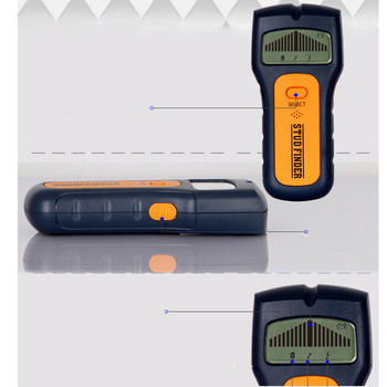 Multi Stud Scanner Електрически AC проводник под напрежение Кабел Дърво Метал Зад стена Детектор Търсачка