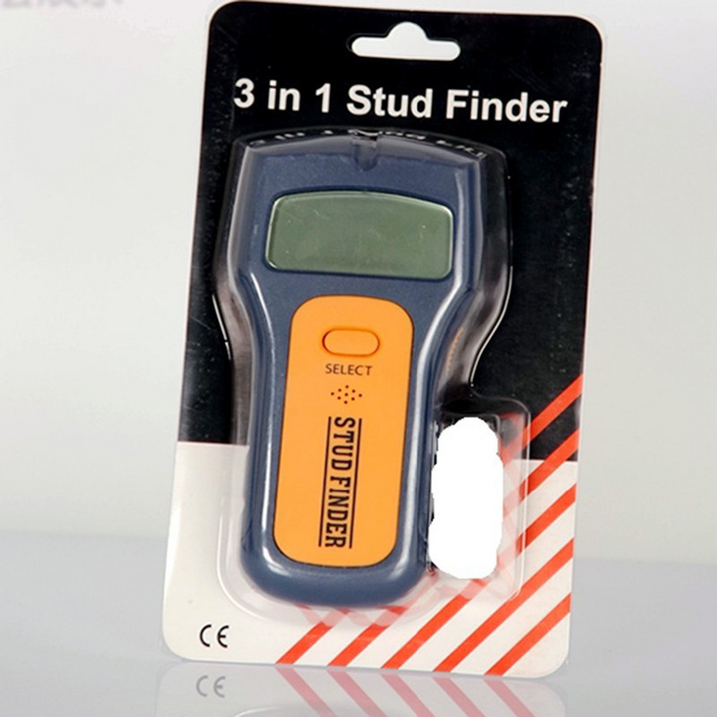 Viacúrovňový skener elektrických vodičov striedavého prúdu, káblov, dreva, kovov za stenou, detektorov