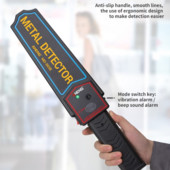 Detektor kovov MD303B, bezpečnostný detektor, ručný detektor kovov, prenosný inšpekčný a skenovací prístroj, profesionálny