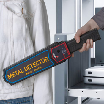 MD303B Металотърсач Детектор за сигурност Ръчен металдетектор Пръчка Преносим инструмент за проверка и сканиране Професионален