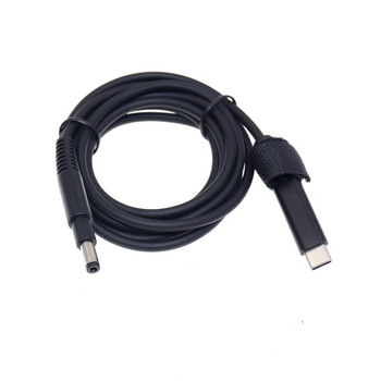 USB Type C кабел за зареждане на лаптоп за Hp Compaq 500 510 520 530 540, USB-C към DC 4.8*1.7mm мъжки щепсел конвертор адаптер 18.5V 3.5A