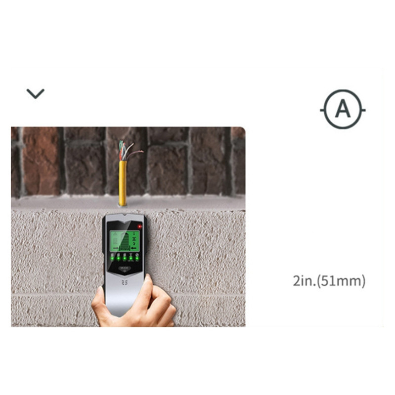 Otsige metallist puidust naastud AC kaabli juhtmed sügavusjälgija tihvt FINDERi jaoks rohelise taustvalgustusega LCD HD-ekraani jaoks